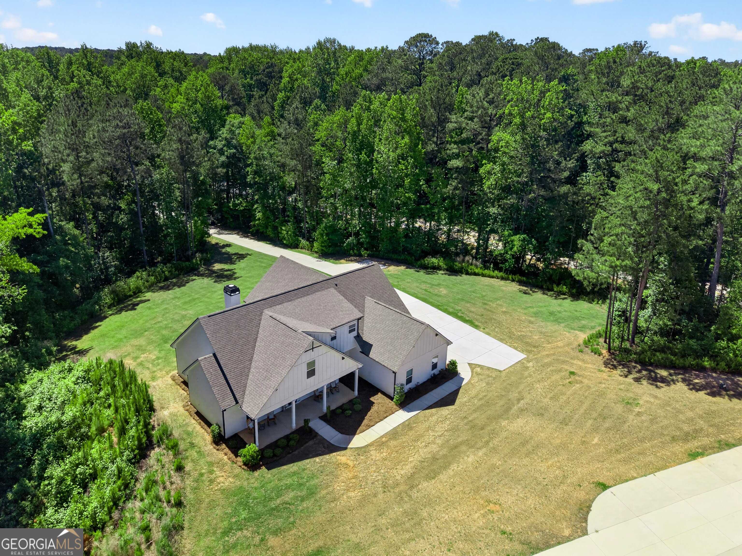 1764 Luther Bailey Road Senoia, GA 30276 - Photo 53 of 63 an aerial view of a house