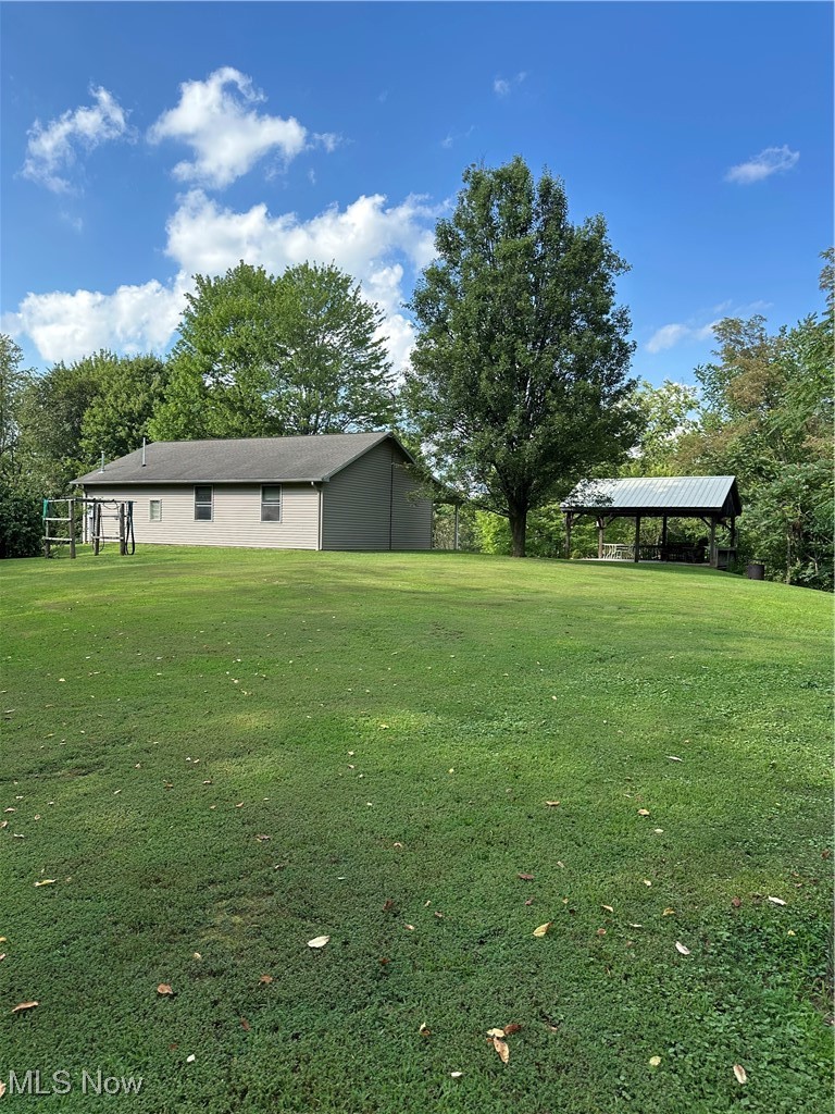 48864 Dry Ridge Road Clarington, OH 43915 - Photo 36 of 49 View of grassy yard with a Pavilion