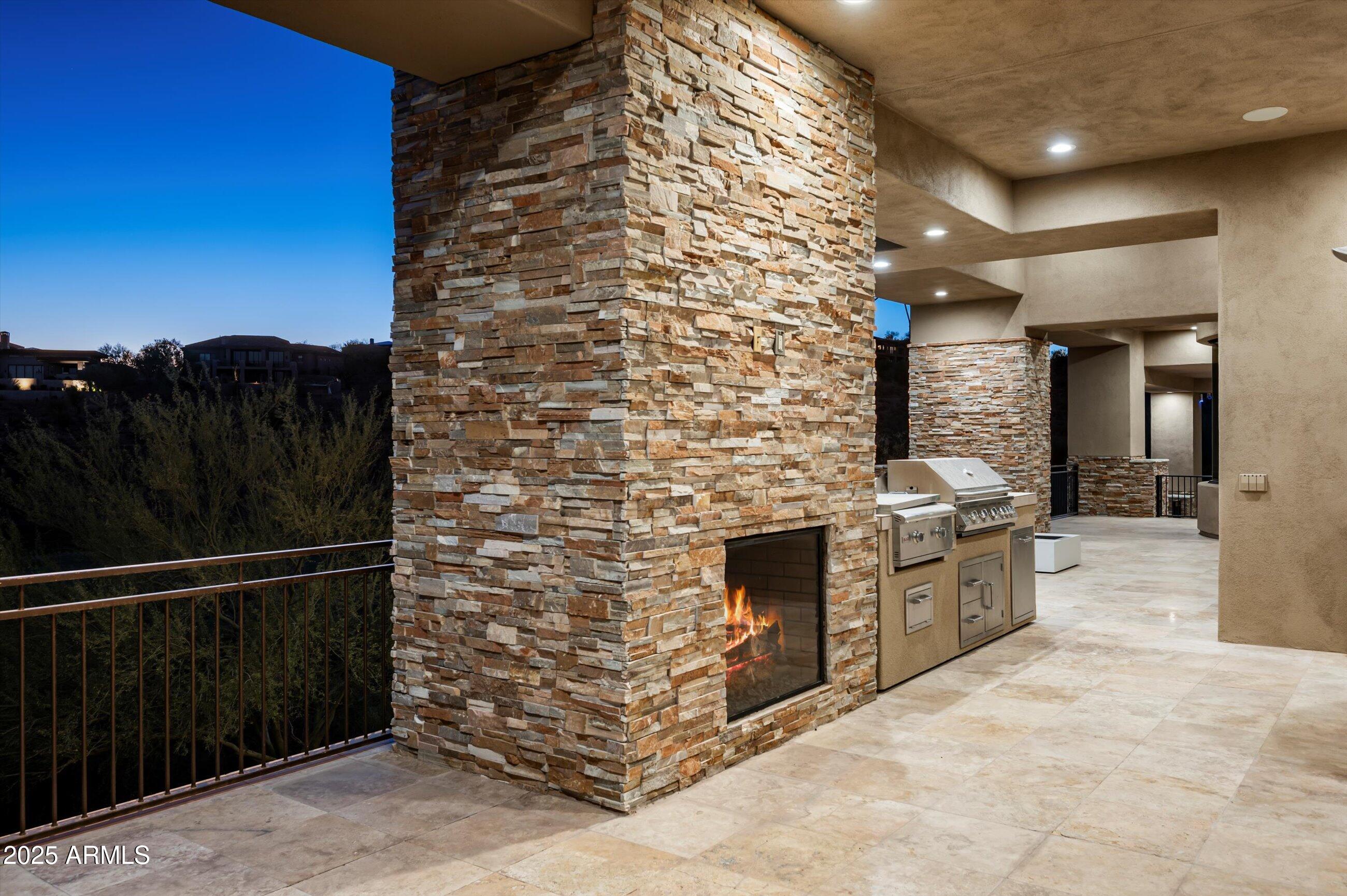 9732 North Fireridge Trail Fountain Hills, AZ 85268 - Photo 44 of 53 BBQ & Fireplace