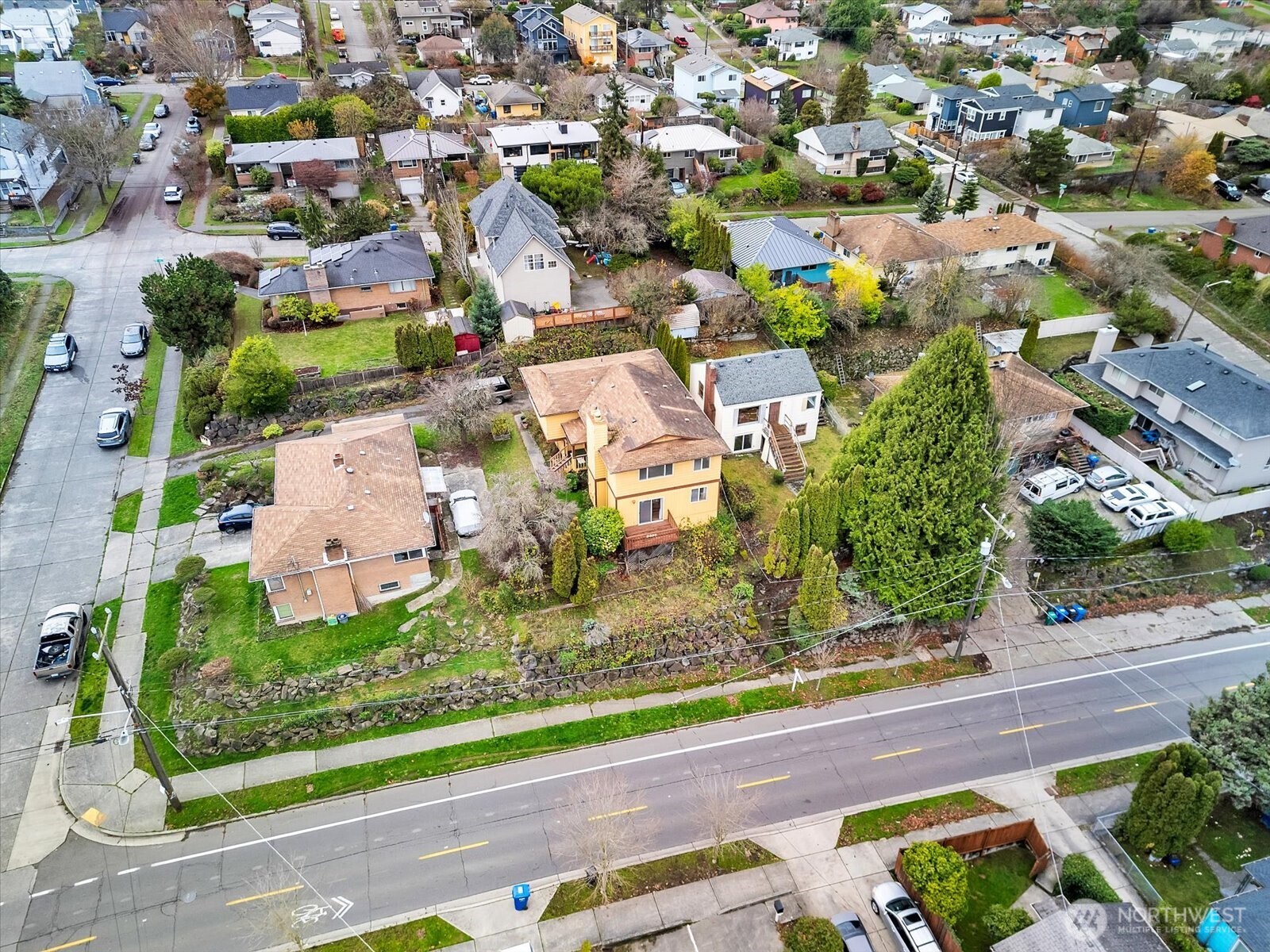 2523 23rd Avenue South Seattle, WA 98144 - Photo 27 of 29 an aerial view of residential houses with street
