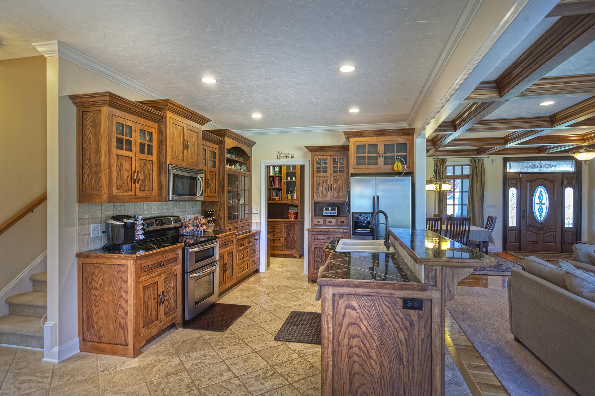 5030 Bethlehem Road Boones Mill, VA 24065 - Photo 11 of 43 a kitchen with granite countertop lots of counter top space