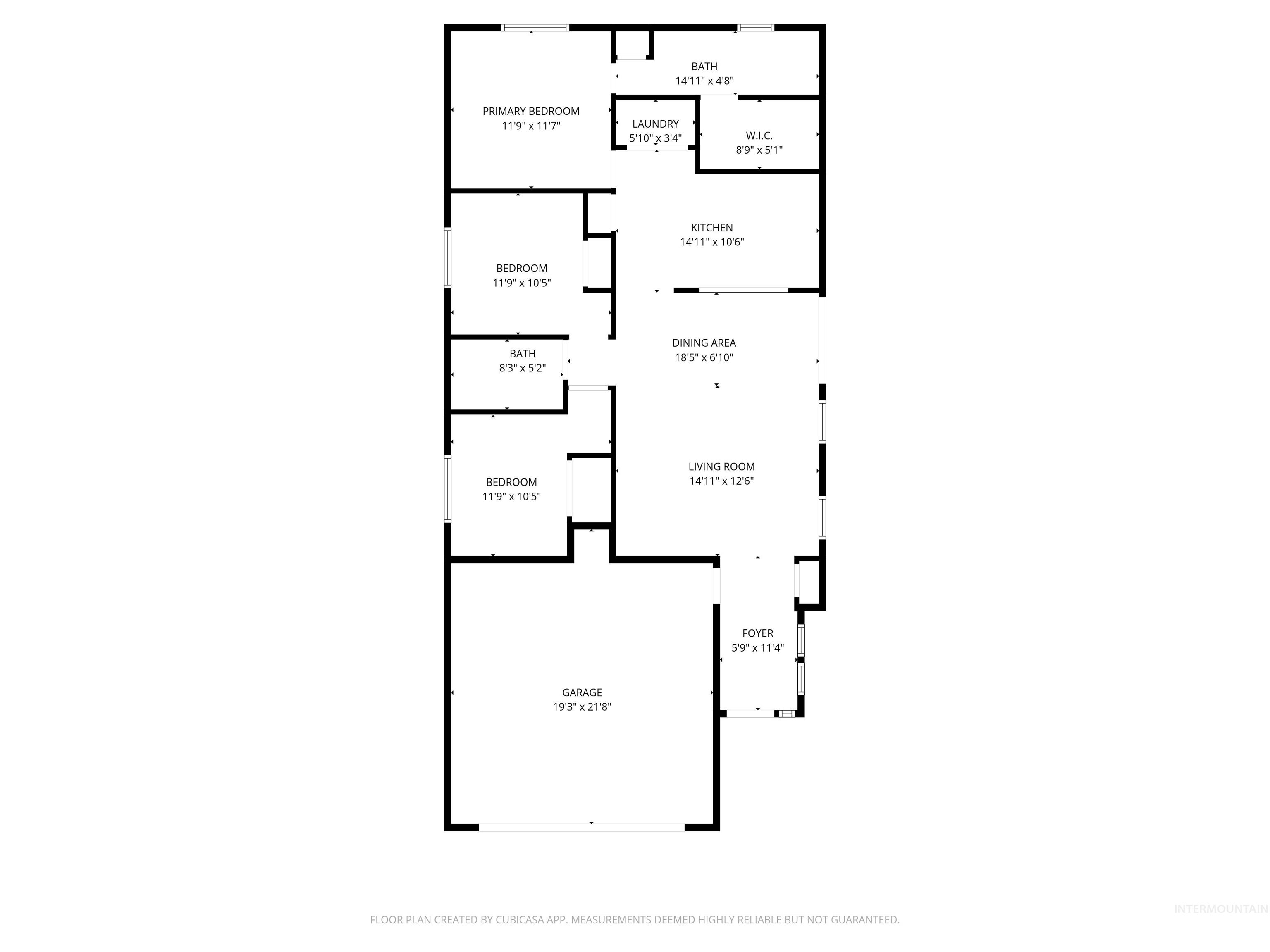 1603 Kenyon Mdw Street Twin Falls, ID 83301 - Photo 33 of 34 View of home floor plan