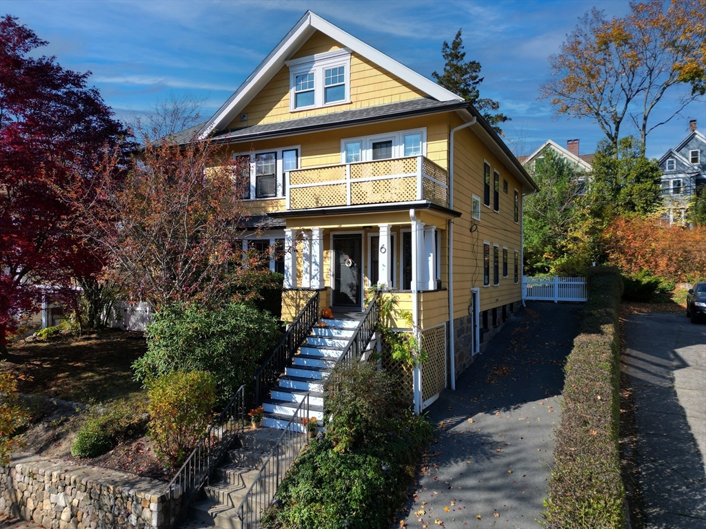 6 Arborough Road, Unit 2 Boston, MA 02131 - Photo 2 of 40 a front view of a house with a yard