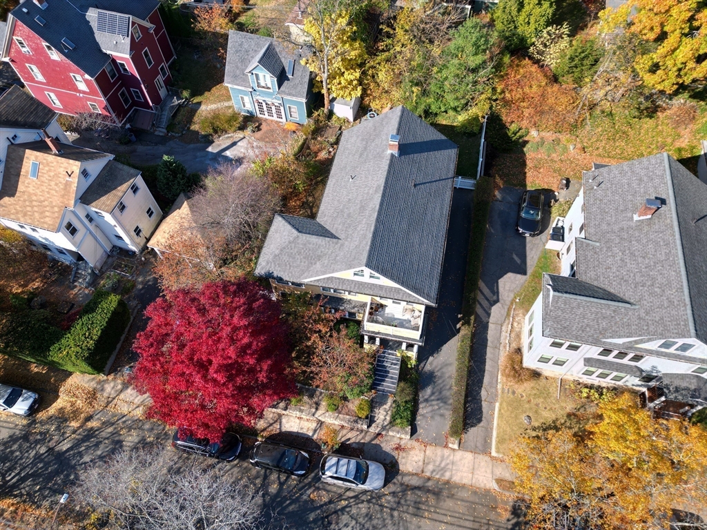 6 Arborough Road, Unit 2 Boston, MA 02131 - Photo 39 of 40 an aerial view of residential house with outdoor space