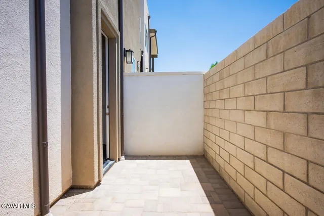 a front view of a building with street