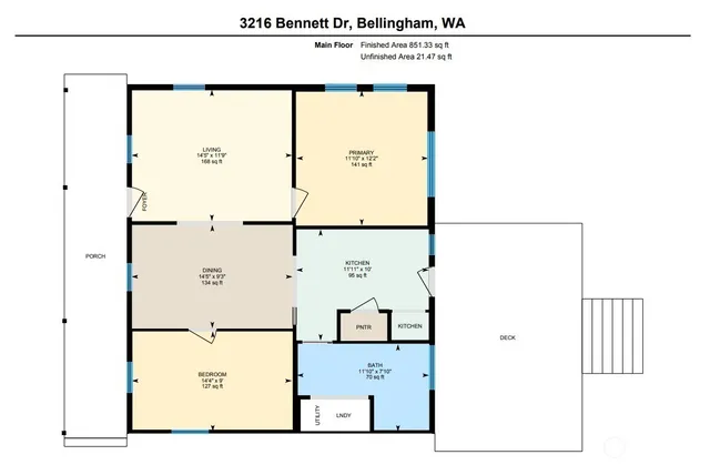 $625,000 | 3216 Bennett Drive, Bellingham, WA 98225