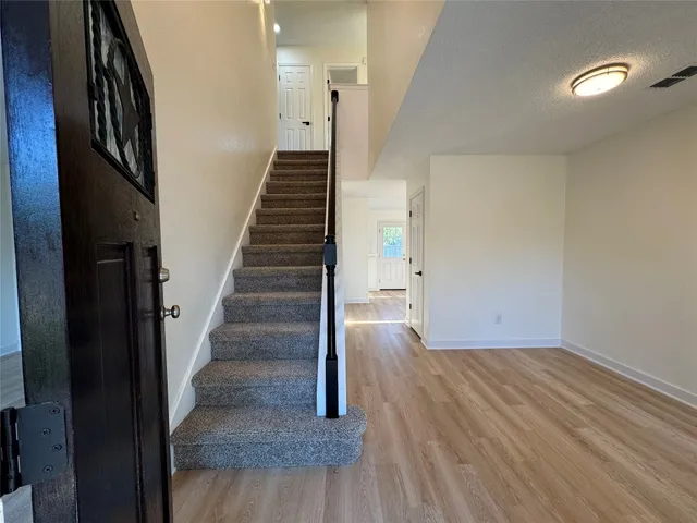wooden floor in an empty room with wooden floor
