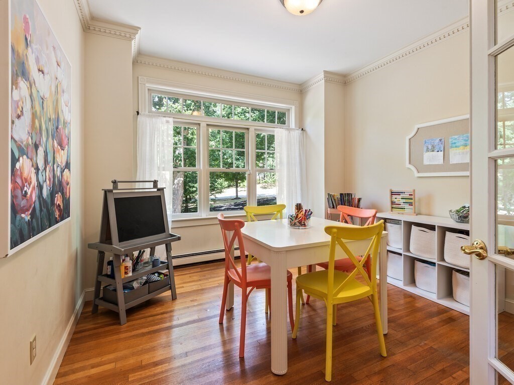 15 Stagecoach Road Princeton, MA 01541 - Photo 25 of 41 a view of a dining room with furniture a rug and wooden floor