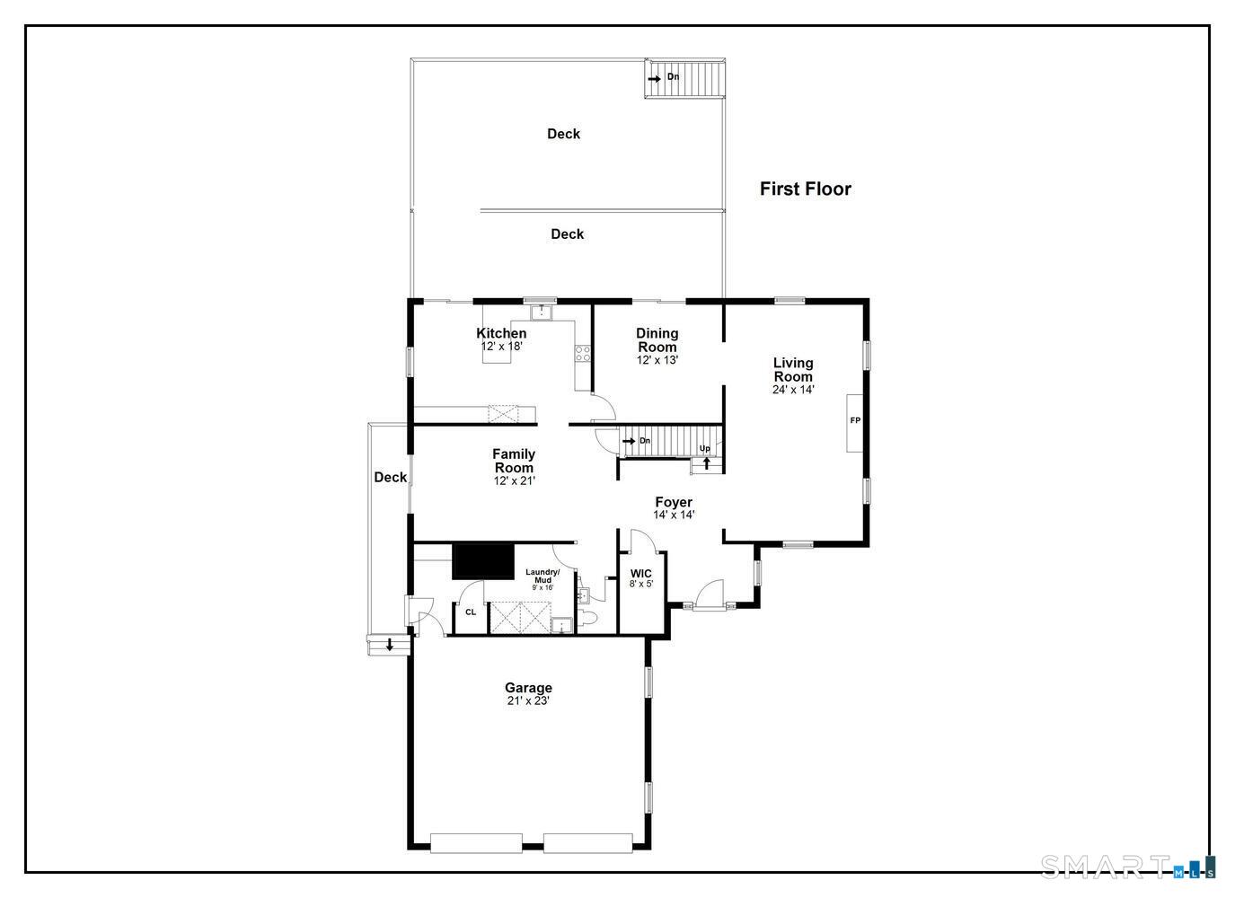 27 Point O Woods Road South Darien, CT 06820 - Photo 30 of 32 a picture of floor plan