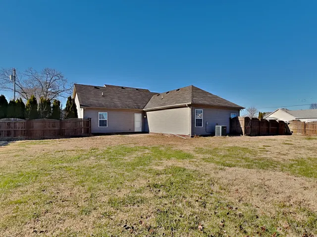 a house view with a outdoor space