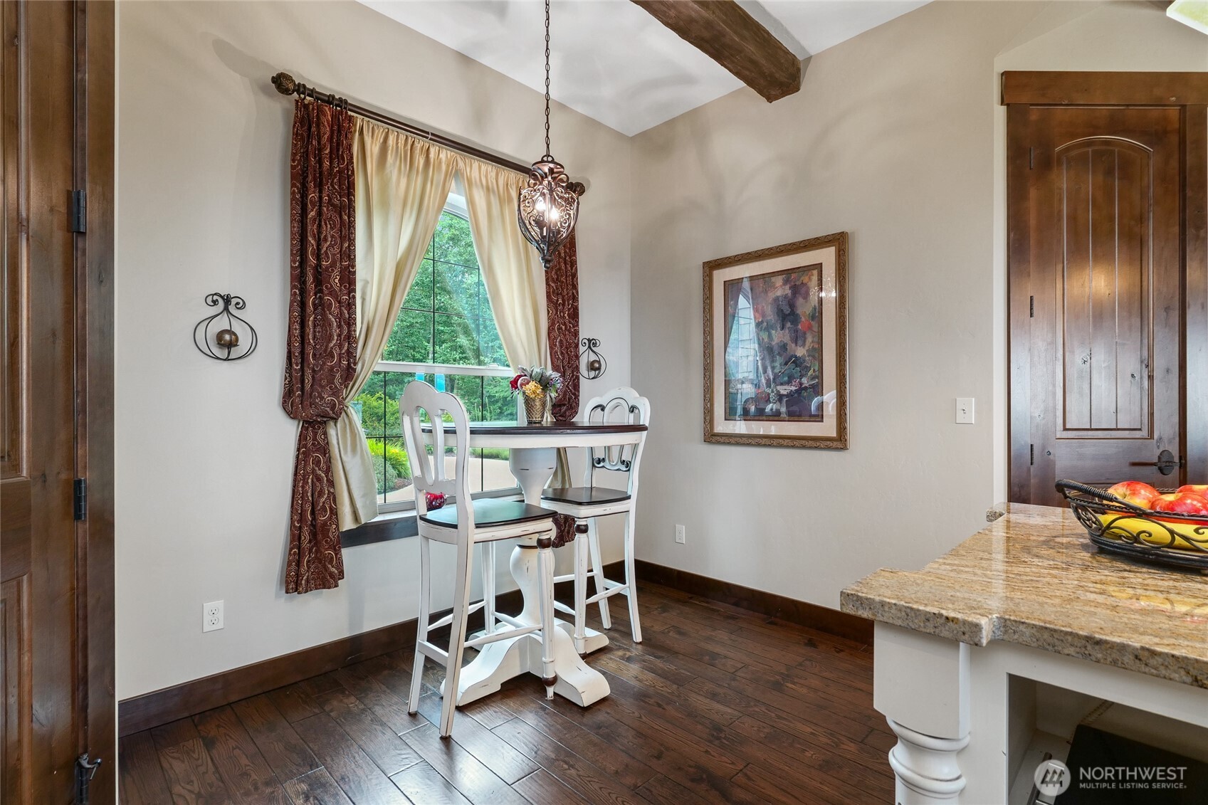 67 North Gilbertson Road Camano Island, WA 98282 - Photo 14 of 40 a workspace with wooden floor and a window