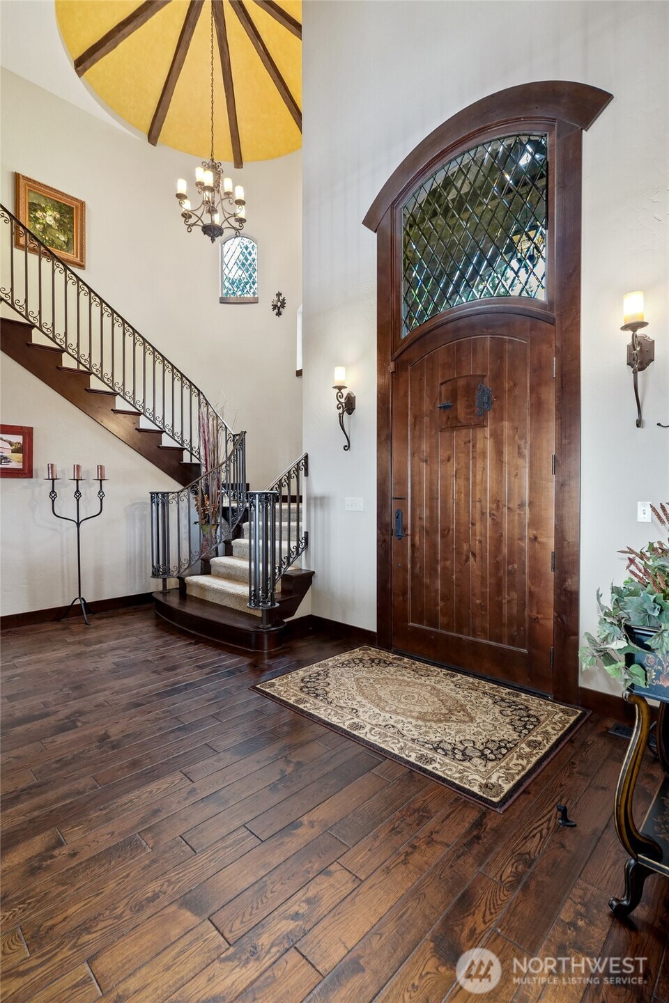 67 North Gilbertson Road Camano Island, WA 98282 - Photo 4 of 40 a view of an entryway with wooden floor