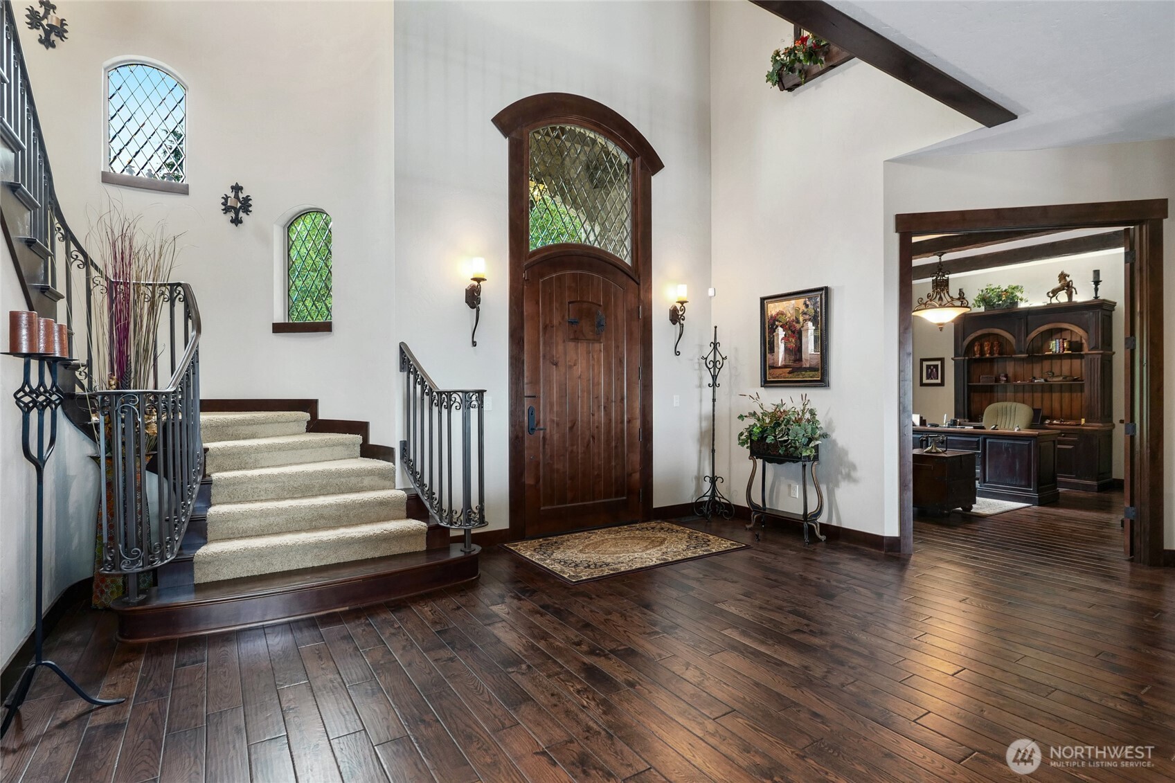 67 North Gilbertson Road Camano Island, WA 98282 - Photo 5 of 40 a view of entryway with wooden floor
