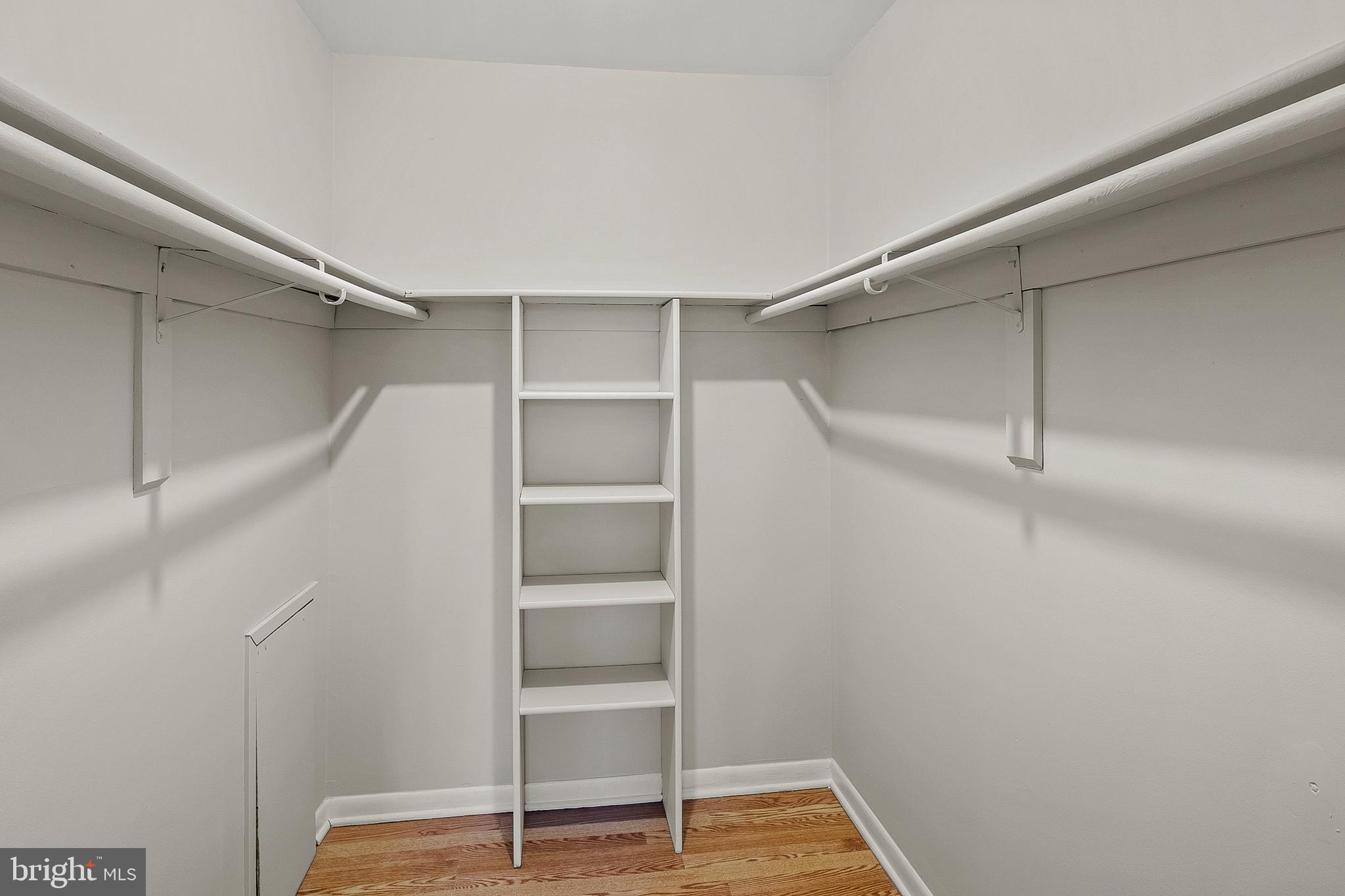 5870 Thunder Hill Road, Unit C2 Columbia, MD 21045 - Photo 15 of 23 a view of walk in closet with empty racks