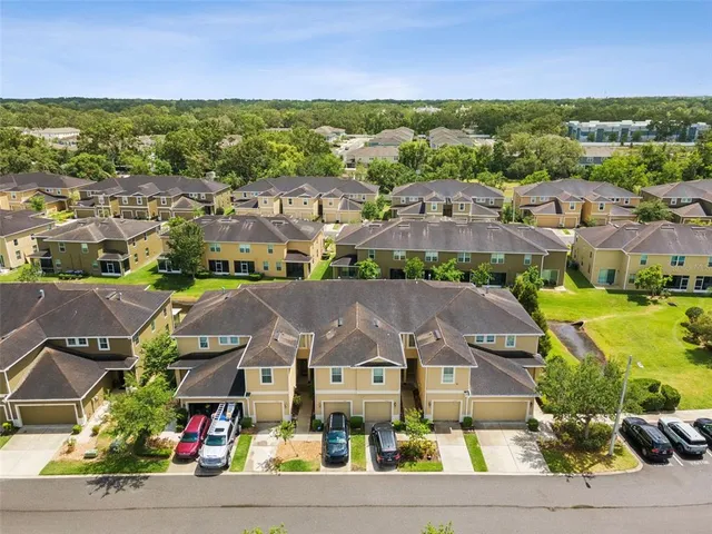 a view of a city with an ocean view