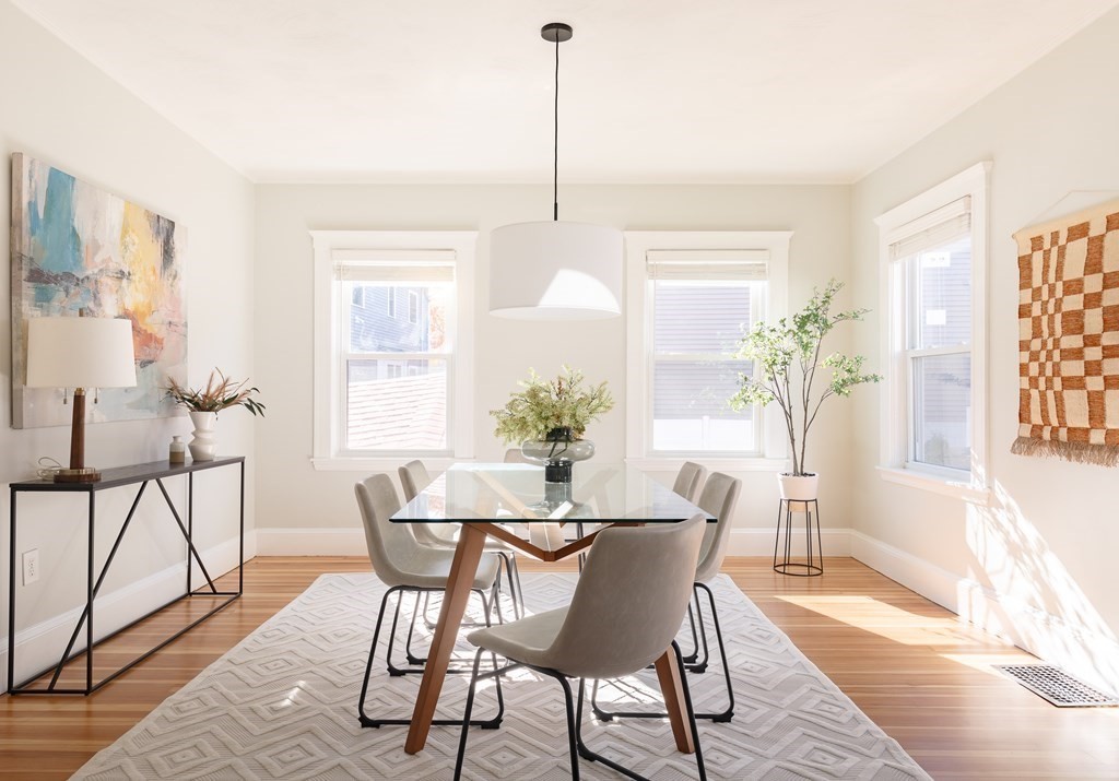 19 Riverside Street Needham, MA 02494 - Photo 5 of 18 a dining room with furniture and window