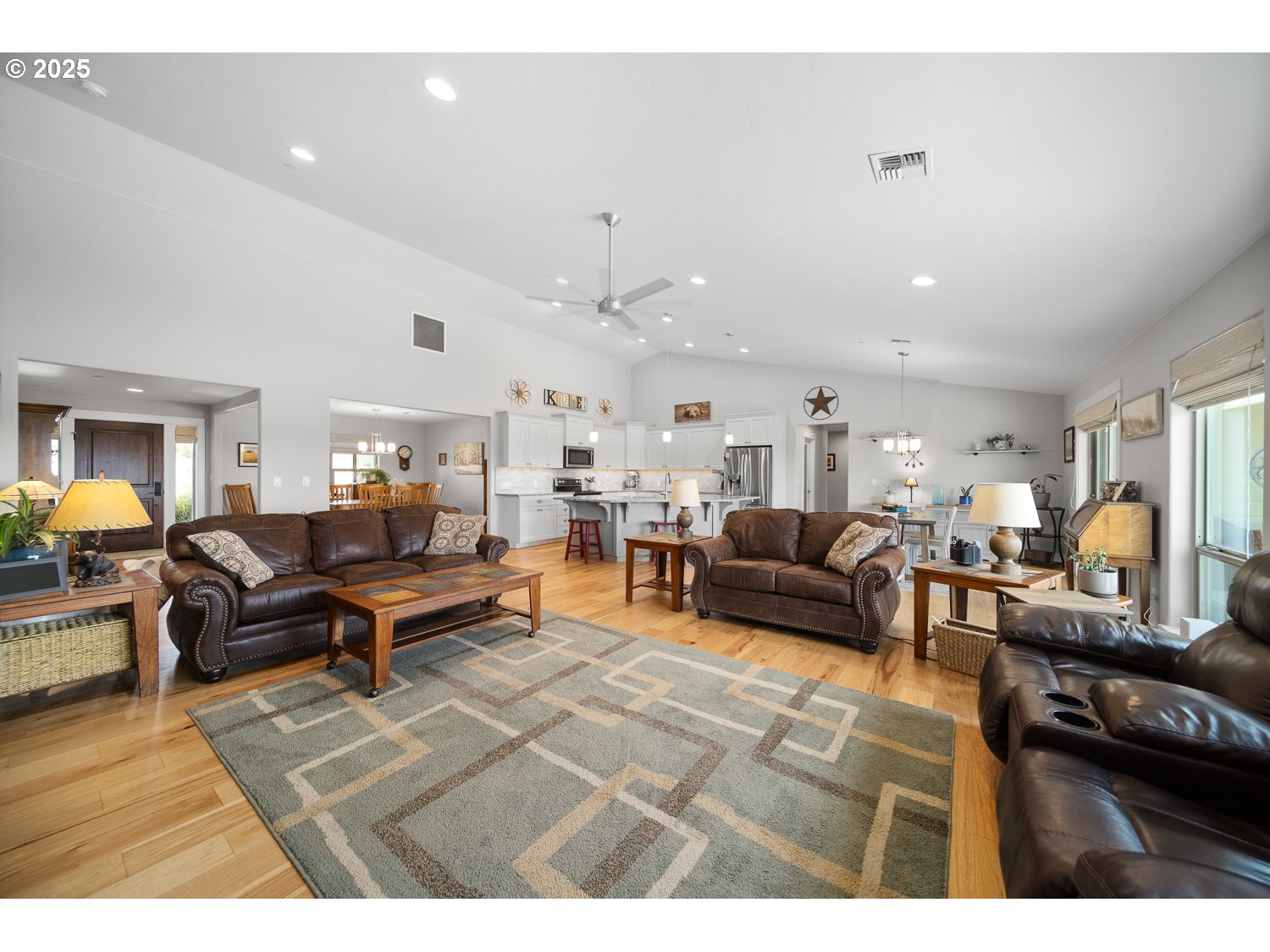 4416 Southeast Laredo Road Prineville, OR 97754 - Photo 13 of 36 a living room with furniture and a wooden floor