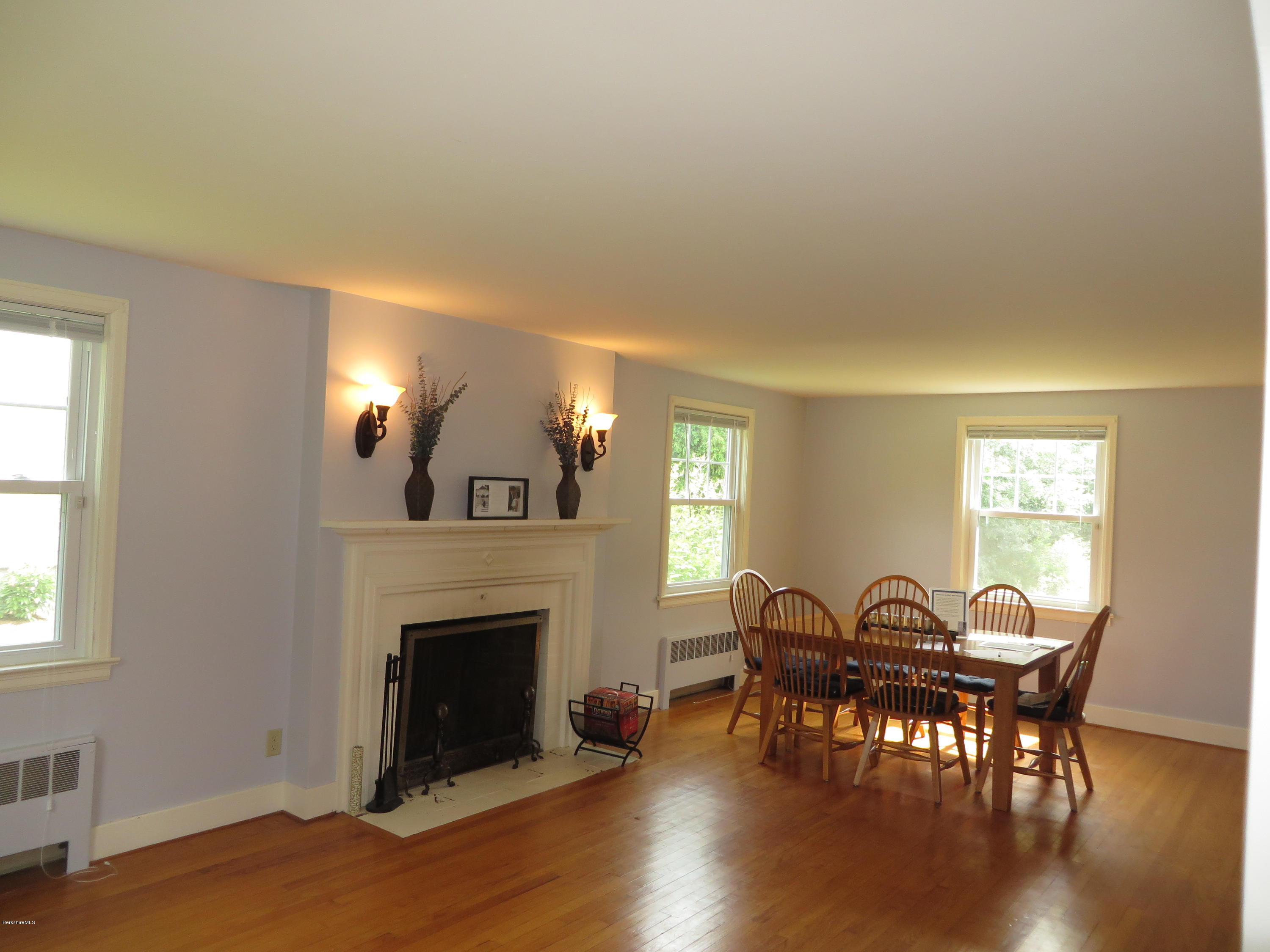 50 Valentine Road Pittsfield, MA 01201 - Photo 3 of 18 Living room with fireplace.