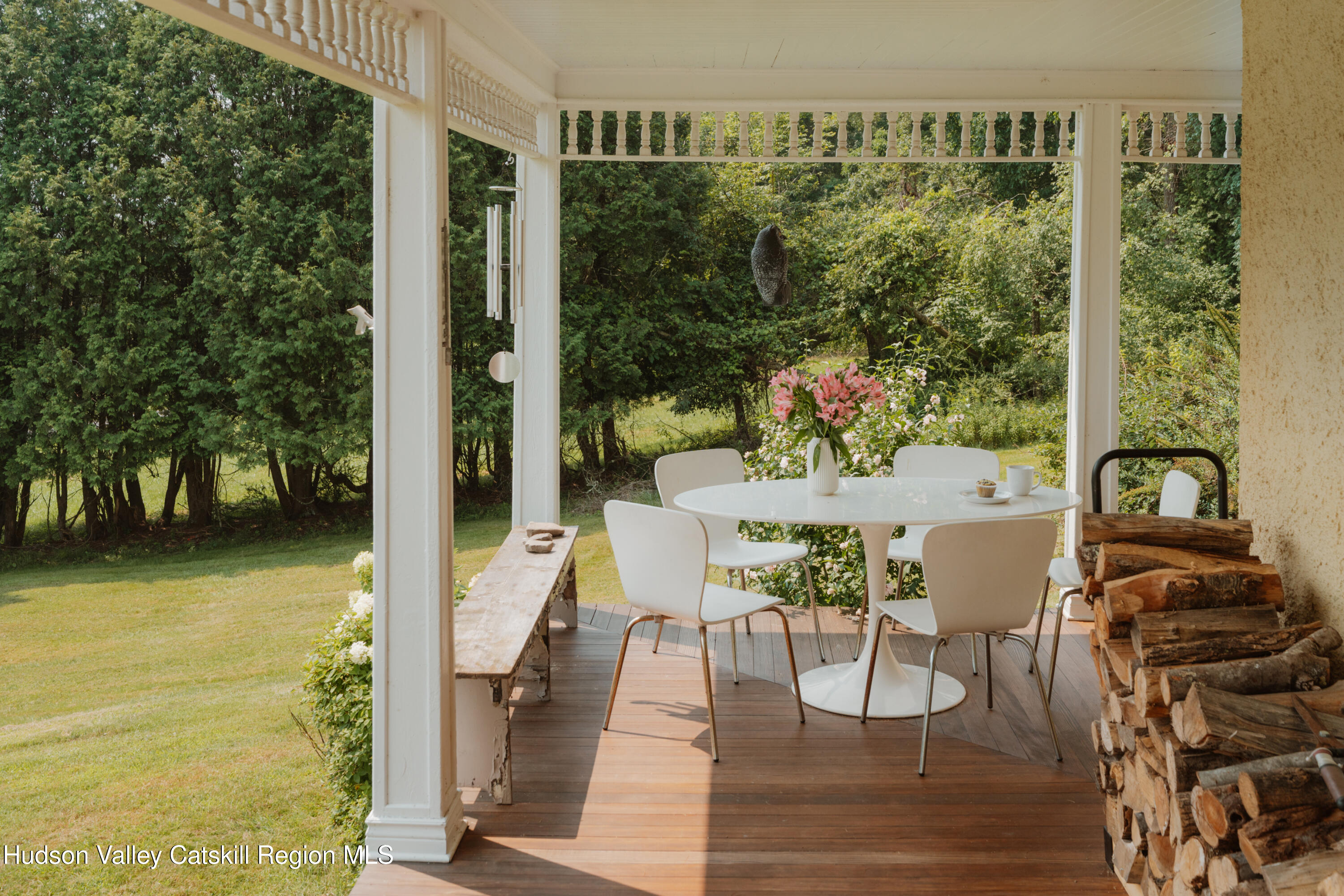 91 Old Hankins Road Callicoon, NY 12723 - Photo 6 of 41 a dining room with furniture and wooden floor