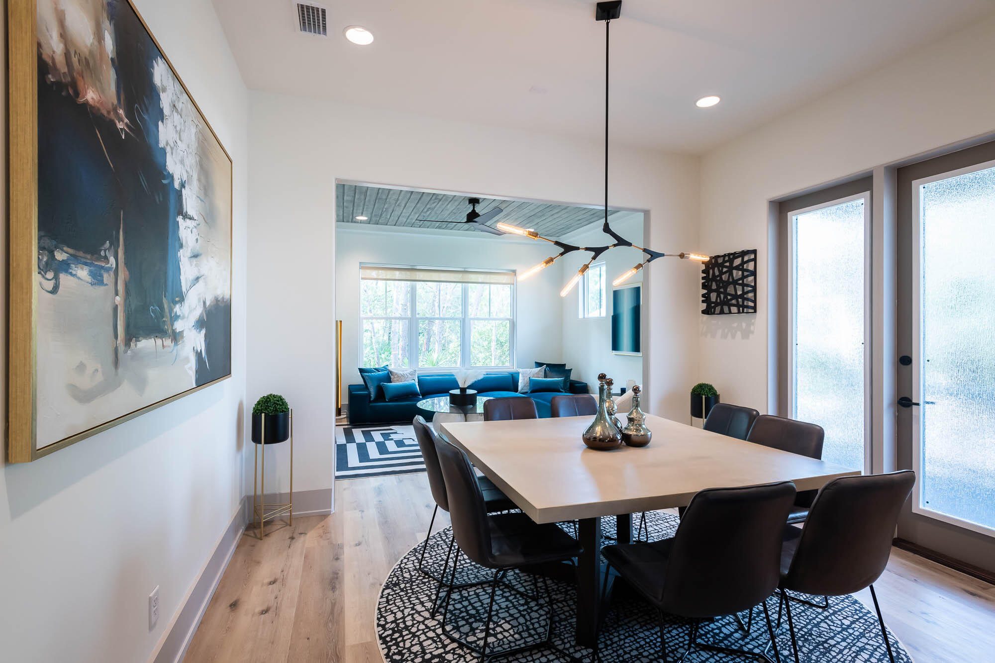 151 Grande Pointe Dr Inlet Beach Inlet Beach, FL 32461 - Photo 12 of 32 a view of a dining room with furniture window and wooden floor