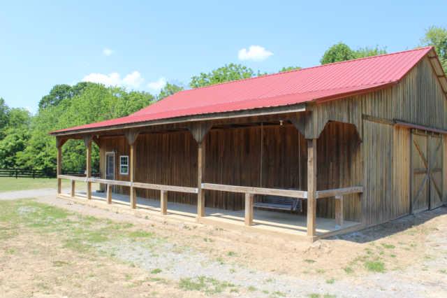6871 Choctaw Road College Grove, TN 37046 - Photo 20 of 20 Barn with lots of room to make your own. Nice storage area behind the barn for tractors, mowers and toys.