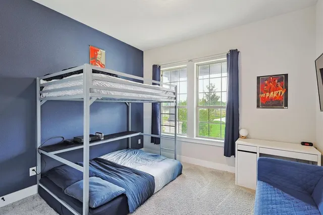 a view of a backyard with garden