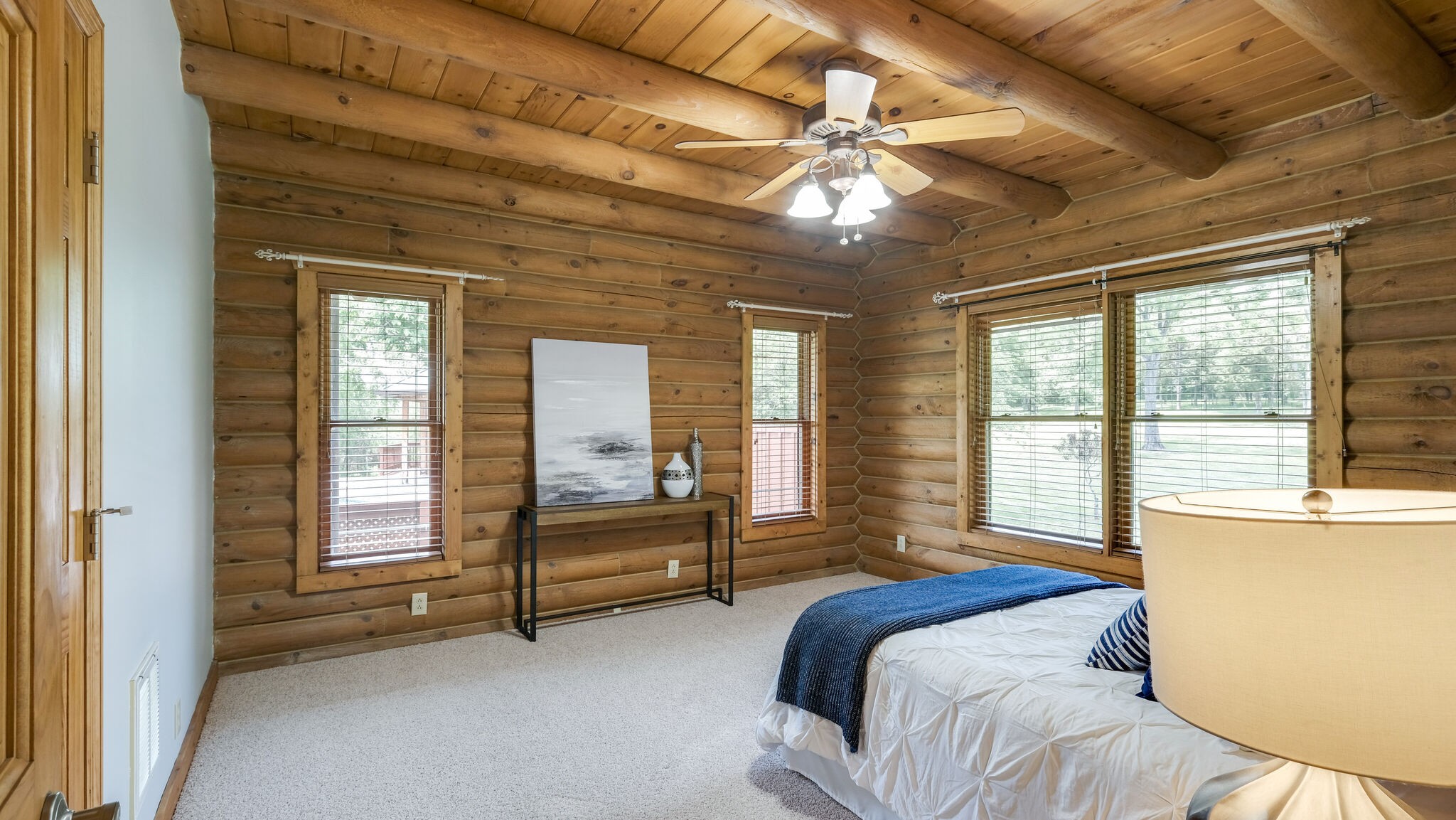 618 Greenvale Road Lebanon, TN 37090 - Photo 17 of 48 a spacious bedroom with a bed and a large window with the outer view