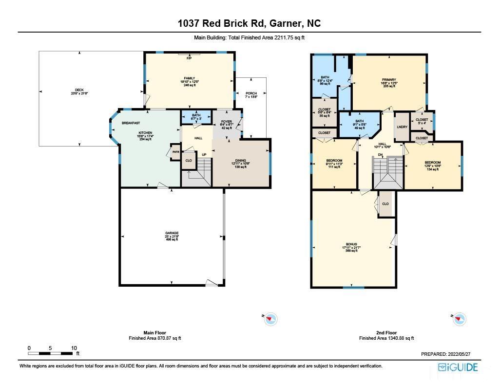 1037 Red Brick Road Garner, NC 27529 - Photo 33 of 33 a picture of a floor plan