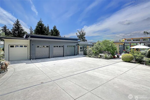 a house with a outdoor space