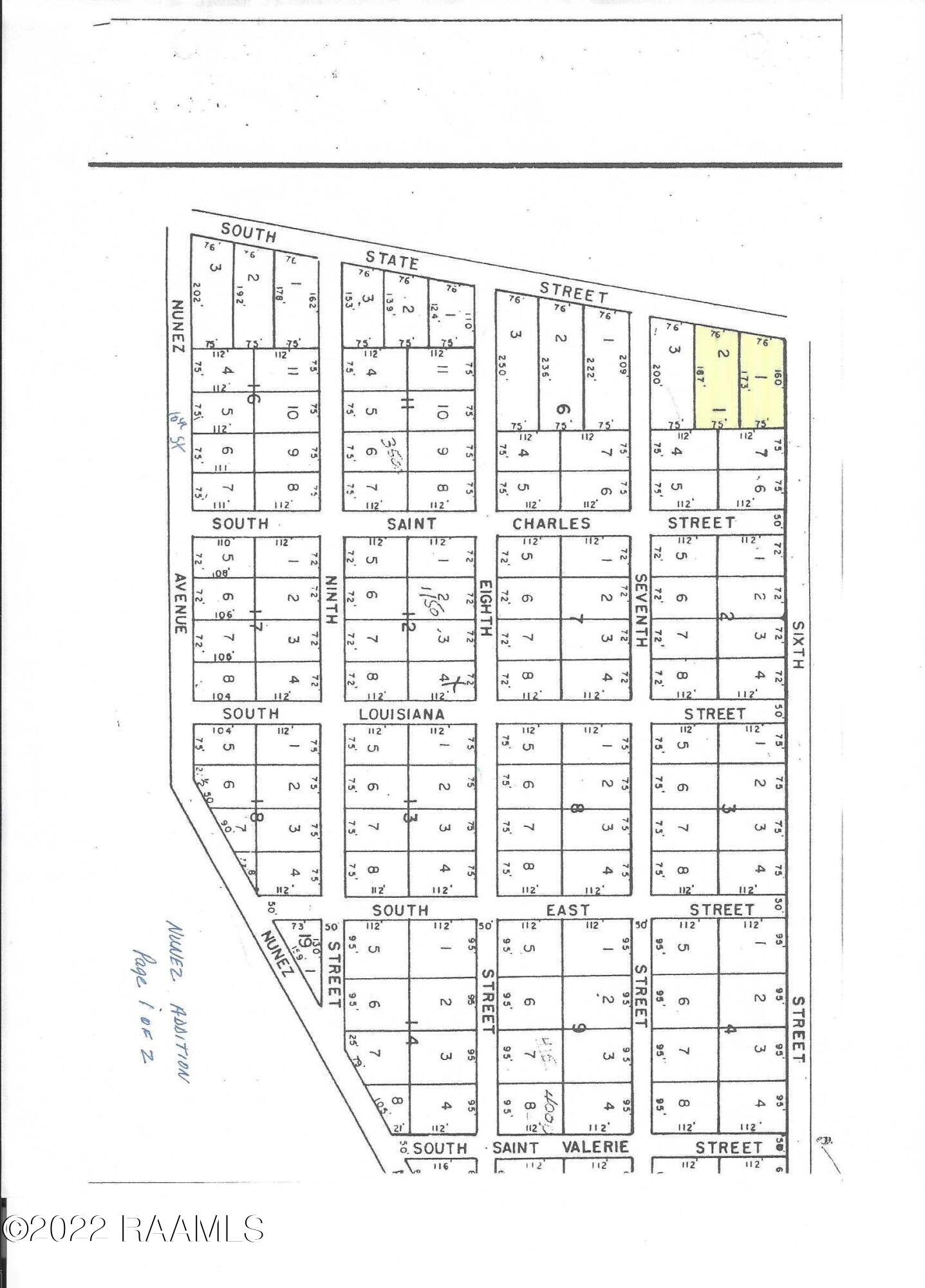 1001 South State Street Abbeville, LA 70510 - Photo 5 of 5 Plat