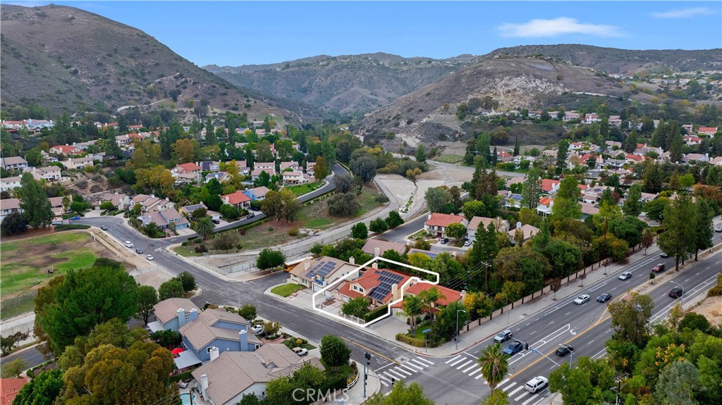 24411 Highlander Road West Hills, CA 91307 - Photo 49 of 58 an aerial view of lake and residential houses