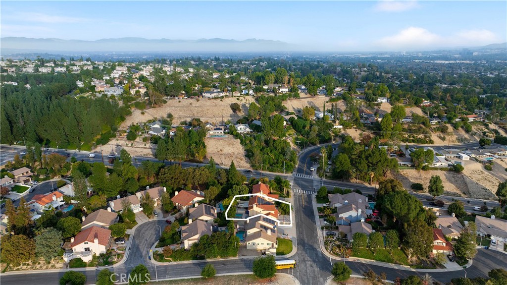 24411 Highlander Road West Hills, CA 91307 - Photo 53 of 58 an aerial view of residential houses with outdoor space and street view