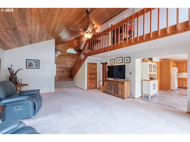 a view of an entryway with staircase