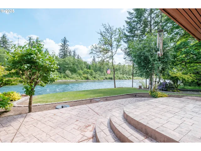 a house view with a garden space