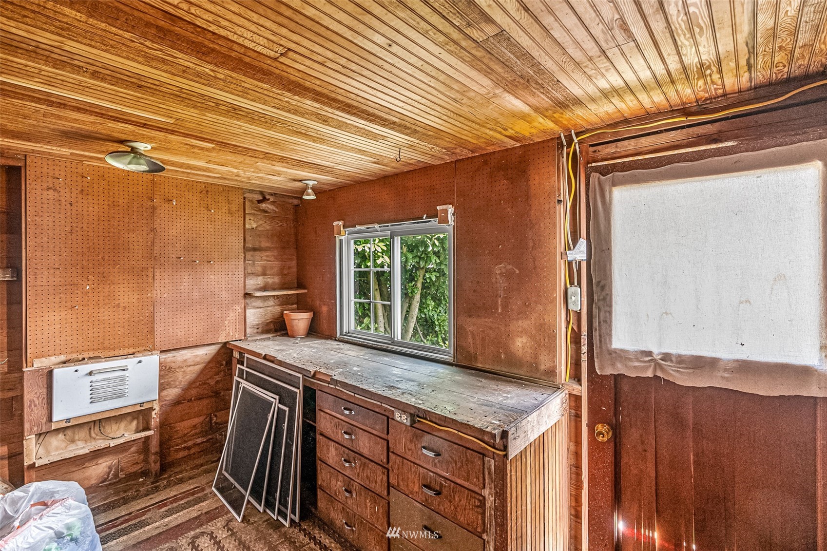 1818 Maple Street Everett, WA 98201 - Photo 29 of 37 a bathroom with a granite countertop sink and a shower