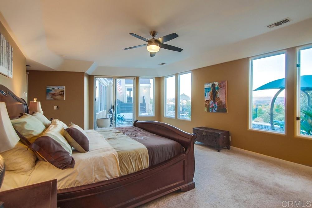 670 Georgine Road Fallbrook, CA 92028 - Photo 14 of 25 A spacious and romantic master suite with views and direct access to pool and spa