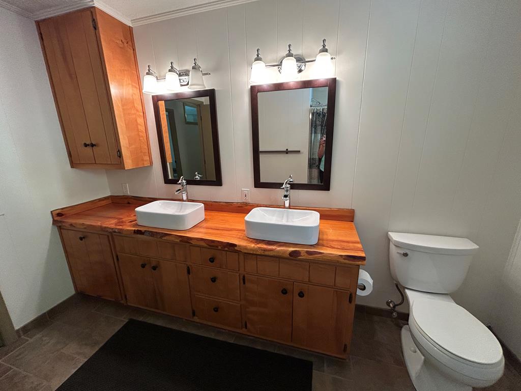 260 Flt Crk Crossing Blue Ridge, GA 30513 - Photo 49 of 64 Vessel Sinks & Ton of Cabinets in Bath