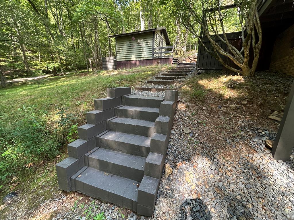 260 Flt Crk Crossing Blue Ridge, GA 30513 - Photo 56 of 64 Built in Exterior Steps