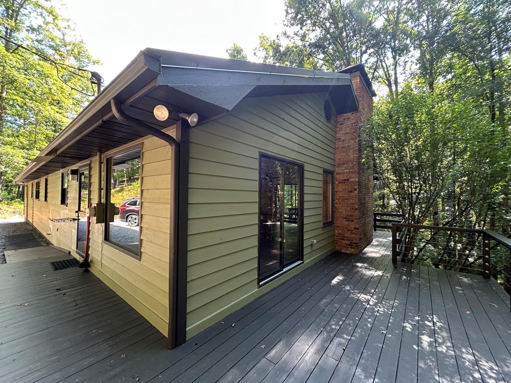 260 Flt Crk Crossing Blue Ridge, GA 30513 - Photo 61 of 64 Front Elevation View from Flat Creek