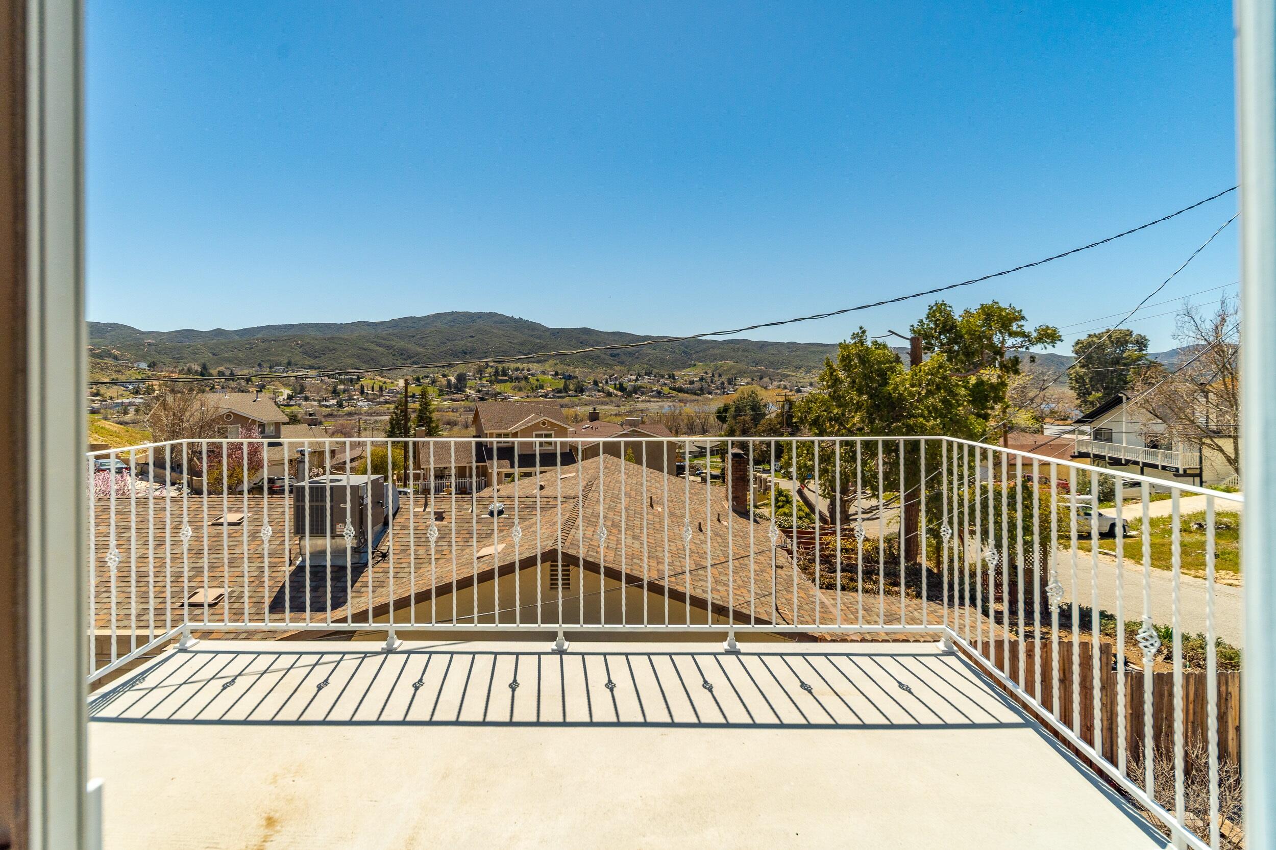 43308 Lookabout Road Lake Hughes, CA 93532 - Photo 17 of 37 Deck and View Primary Bedroom