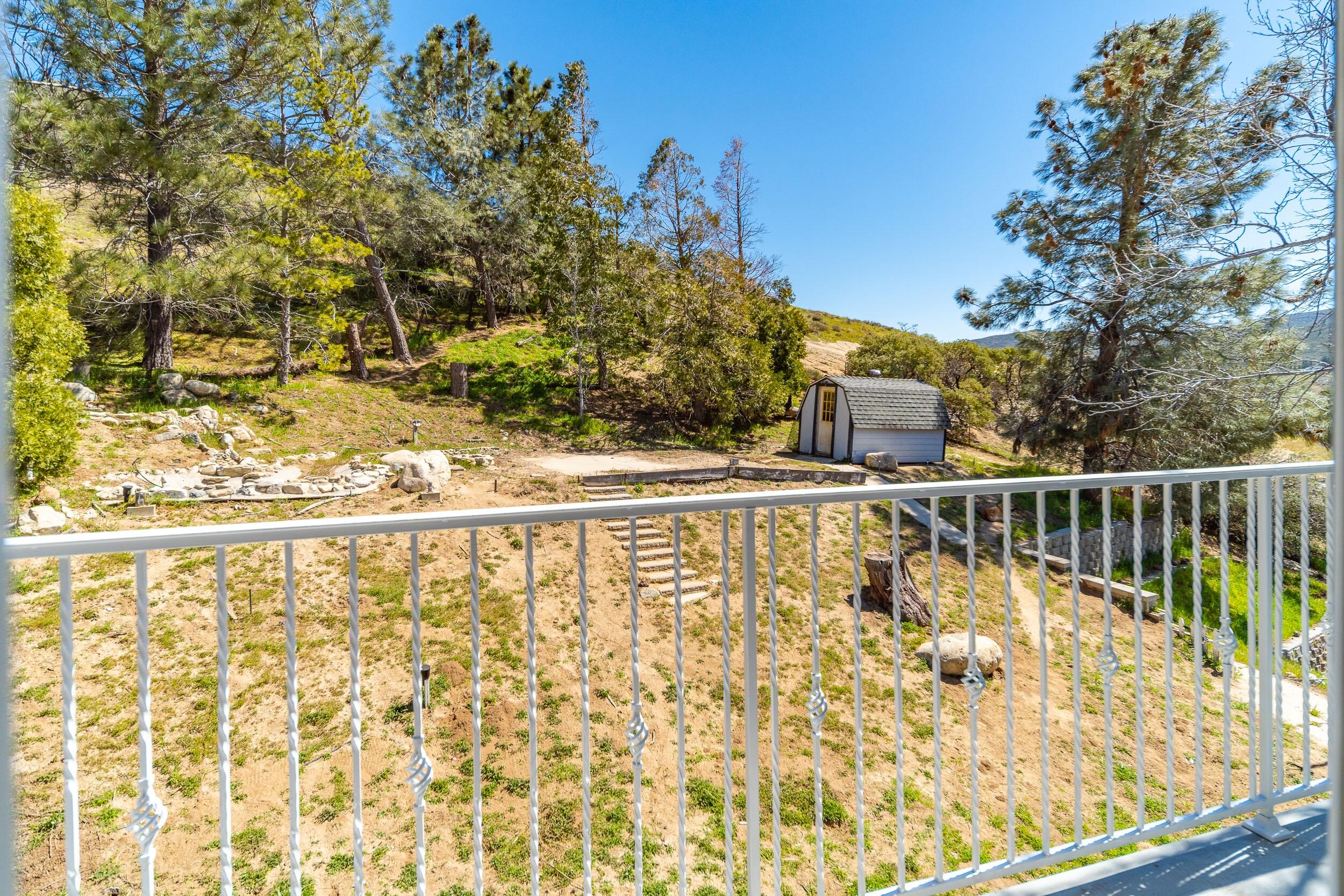 43308 Lookabout Road Lake Hughes, CA 93532 - Photo 24 of 37 Deck and View Guest Bedroom #2