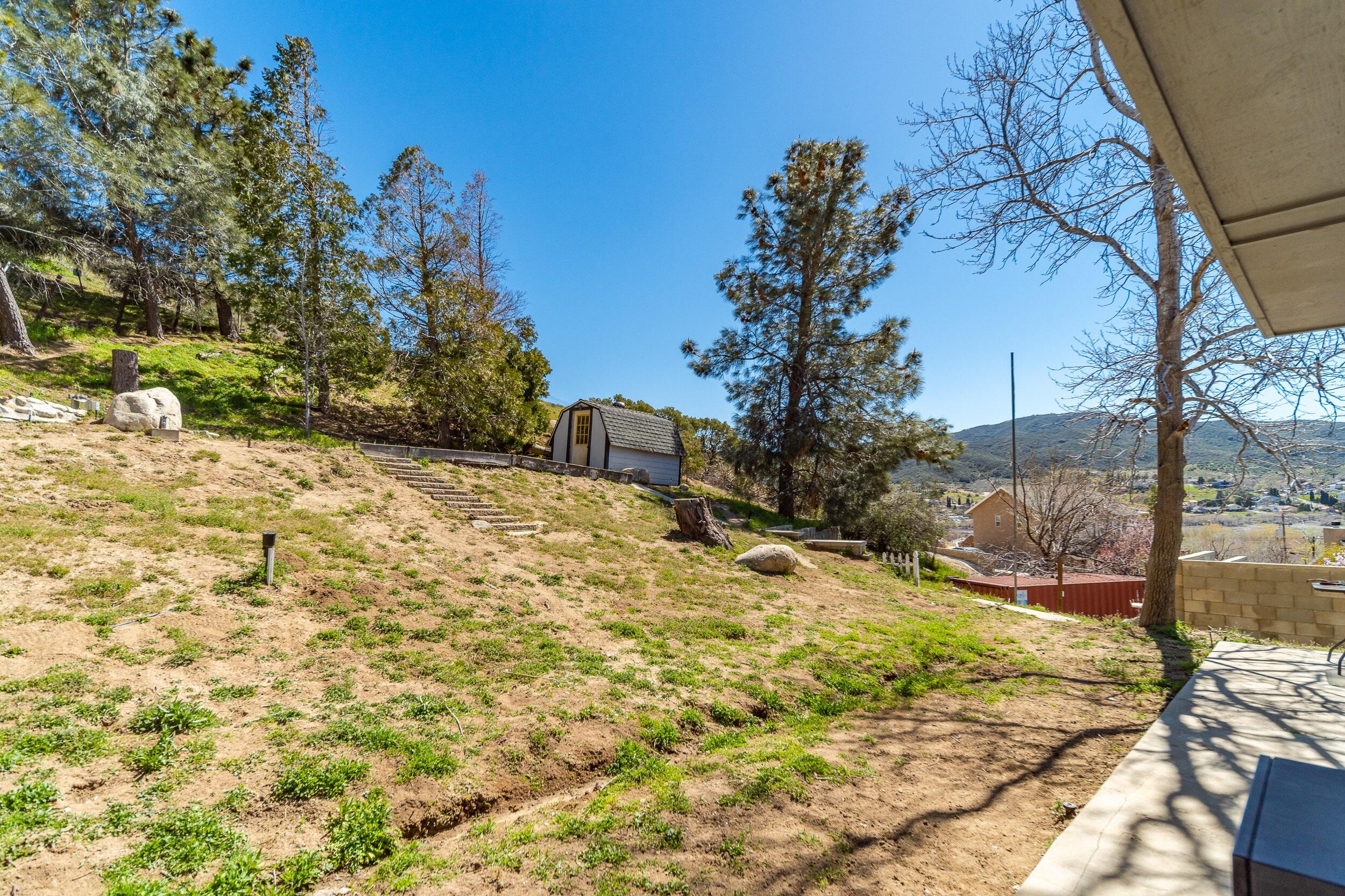 43308 Lookabout Road Lake Hughes, CA 93532 - Photo 26 of 37 Backyard and Shed