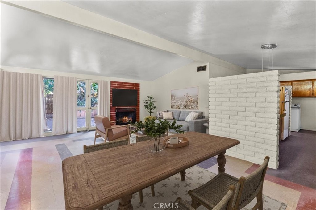 1768 Wright Street Pomona, CA 91766 - Photo 9 of 31 Virtual Staging Living room and dinning room