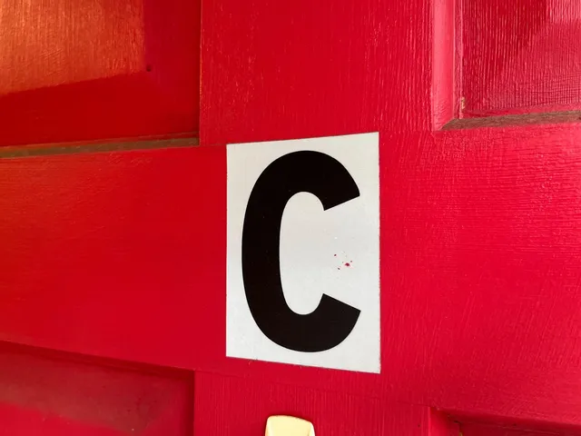 a close up of a wall