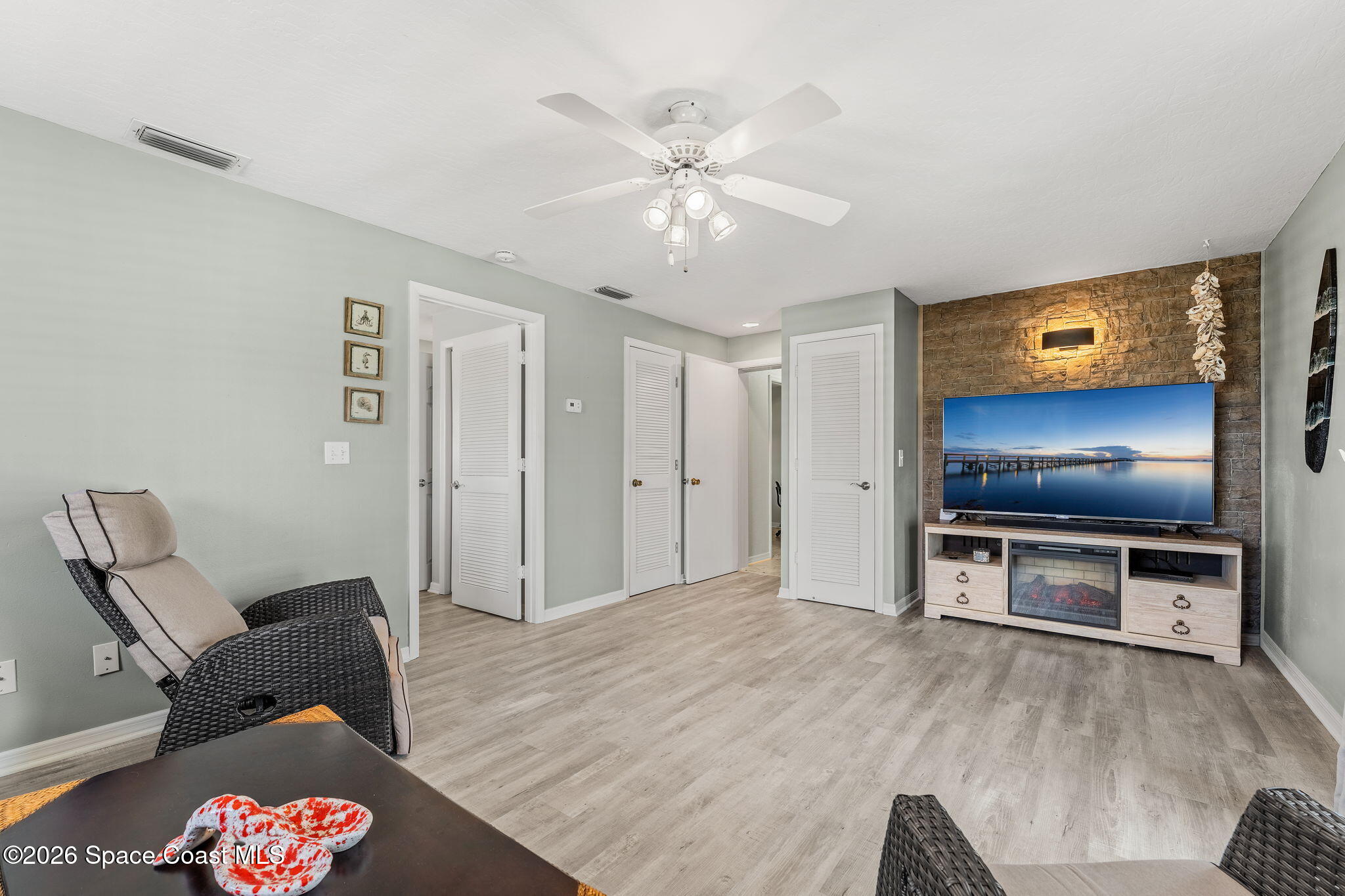 31 Fairway Drive Cocoa Beach, FL 32931 - Photo 27 of 53 a view of kitchen with furniture and chandelier