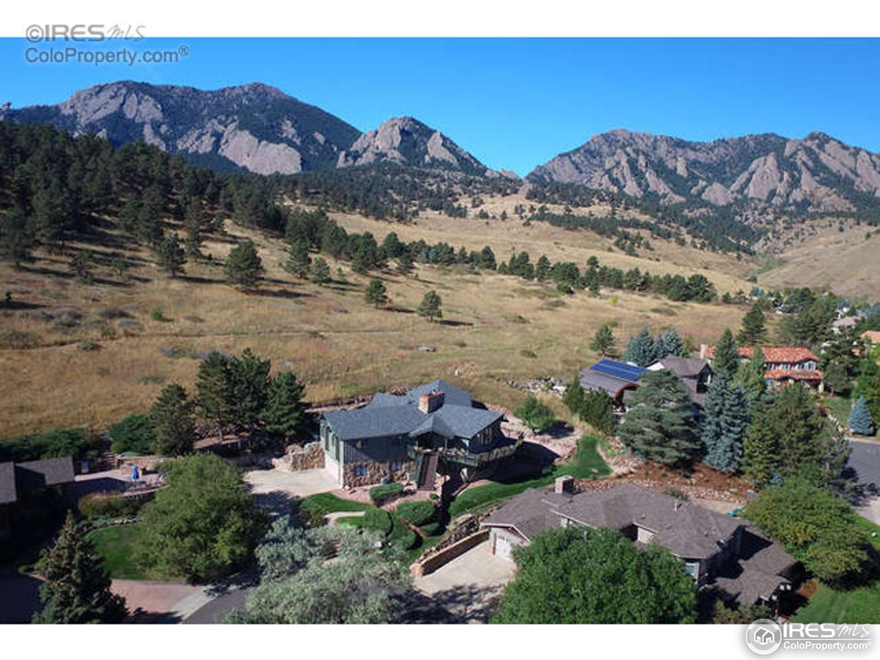 1755 View Point Road Boulder, CO 80305 - Photo 30 of 40 a view of a city with mountains in the background