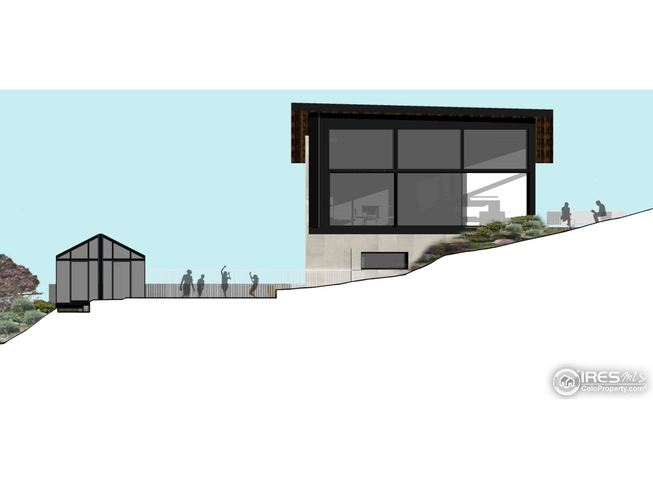 1755 View Point Road Boulder, CO 80305 - Photo 35 of 40 a picture of a floor plan