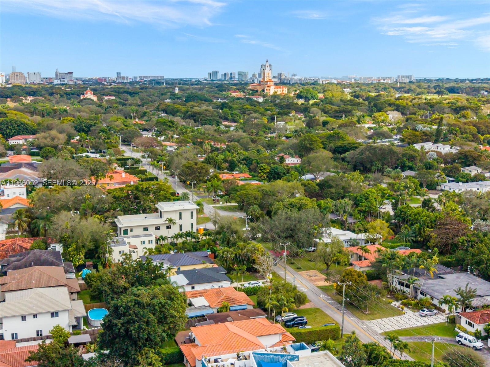 6001 Southwest 28th Street Miami, FL 33155 - Photo 29 of 30 an aerial view of residential houses with city view