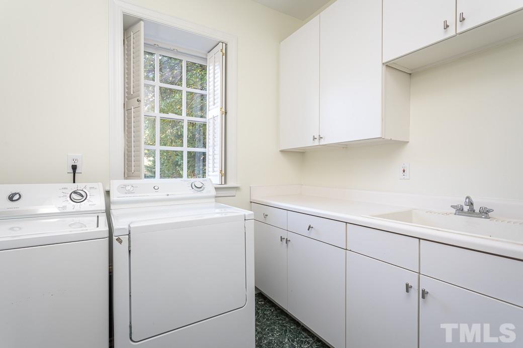 1305 Canfield Court Raleigh, NC 27608 - Photo 22 of 30 a view of storage and utility room with a sink