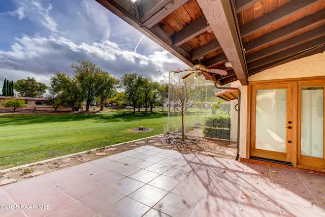 a view of a house with a door